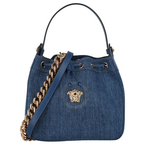 versace handtasche dunkel blau